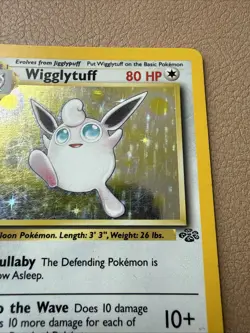 1st Edition Wigglytuff 16/64 Jungle 1999 Holo Rare WOTC Pokemon Card TCG - Image 4