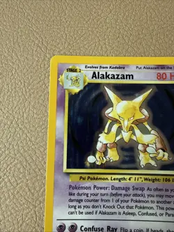 Pokemon TCG Alakazam Base Set 1/102 Holo 1999 WOTC Vintage Card - Image 4