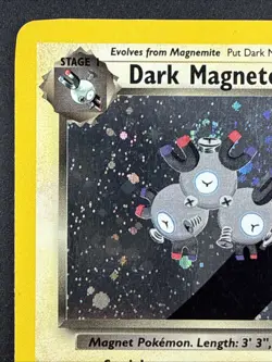 Pokemon Dark Magneton Holo 11/82 Team Rocket Set WOTC 2000 Vintage Card Swirl - Image 2