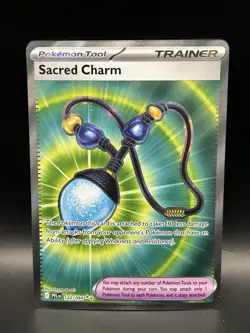 Sacred Charm 122/094 - Pokemon Phantasmal Flames Card - NM - Image 1