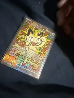 Pokemon Meowth GX Full Art Holo SM213 Basic Cat TCG Card 170 HP - Image 3
