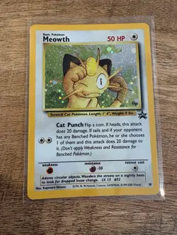 Meowth 10/53 WOTC GB Gameboy Promo Holo Card LP to NM Condition - Image 1