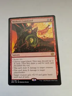 Mishra's Command The Brothers' War Regular MTG - Image 1