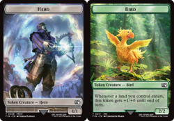 x4 Hero / Bird TFIN Final Fantasy MTG 8-17 TOKEN M/NM 4x - Image 1