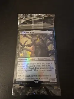 MTG The Raven Man PROMO Date STAMP - Image 1