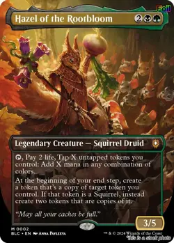 Hazel of the Rootbloom (Borderless) MTG Foil Commander: Bloomburrow Mythic NM... - Image 1