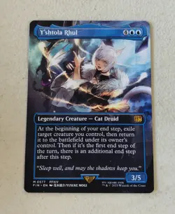 Yshtola Rhul Borderless 577 MTG Magic The Gathering Final Fantasy NON-FOIL #74 - Image 1