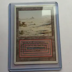 Magic: The Gathering Badlands Revised Edition Land Rare Rob Alexander - Image 1