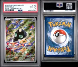2025 POKEMON MEG EN-MEGA EVOLUTION ILLUSTRATION RARE #149 SHROODLE PSA 10 - Image 3