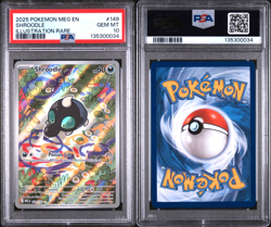 2025 POKEMON MEG EN-MEGA EVOLUTION ILLUSTRATION RARE #149 SHROODLE PSA 10 - Image 1