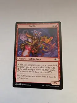 _____ Goblin Unfinity Regular MTG NM - Image 1