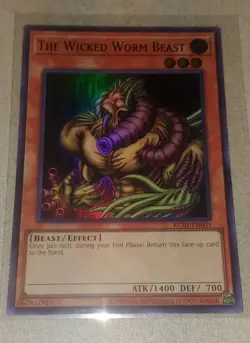 YU-GI-OH! KC01 The Wicked Worm Beast NM Kaiba 25th Ultimate Briefcase - Image 1