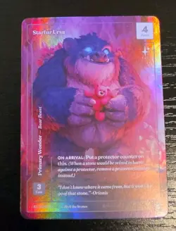 Wonders Of The First Call Of The Stone ALT ART formless Foil Starfur Ursa A3 383 - Image 1