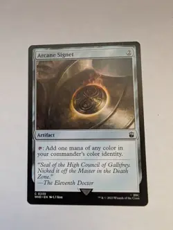 Arcane Signet Universes Beyond: Doctor Who Regular MTG - Image 1