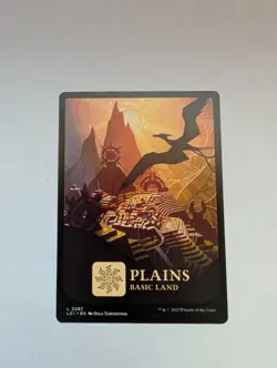 Plains (0287) - The Lost Caverns of Ixalan - Full Art Basic Land - MTG NM - Image 1