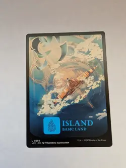 Island (0288) The Lost Caverns of Ixalan Regular FULL ART MTG NM - Image 1
