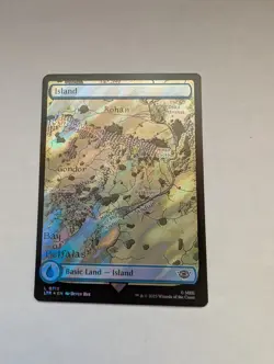 Island (0715) (Surge Foil) Universes Beyond: the Lord of the Rings: MTG NM Foil - Image 1