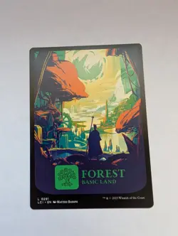 Forest (0291) The Lost Caverns of Ixalan Regular FULL ART MTG NM - Image 1