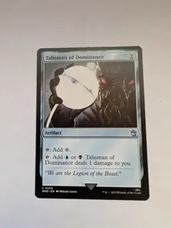 Talisman of Dominance Universes Beyond: Doctor Who Regular MTG - Image 1