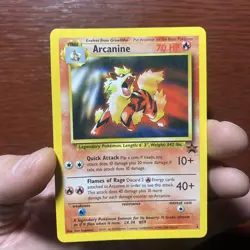 Arcanine 6 - Black Star Promo - Pokemon - MP Vintage c438 - Image 1