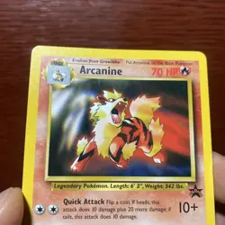 Arcanine 6 - Black Star Promo - Pokemon - MP Vintage c438 - Image 2
