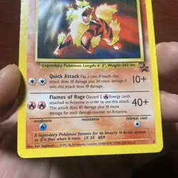 Arcanine 6 - Black Star Promo - Pokemon - MP Vintage c438 - Image 3