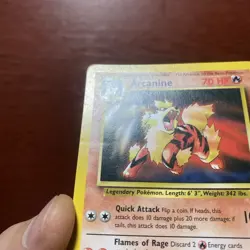 Arcanine 6 - Black Star Promo - Pokemon - MP Vintage c438 - Image 4