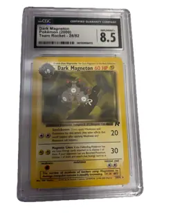 Dark Magneton 2000 Team Rocket 28/82 CGC 8.5 Pokemon Card - Image 2