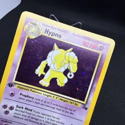 1st Edition Hypno 8/62 - Fossil - Holo - Pokemon - NM - Image 2