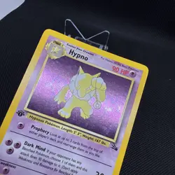1st Edition Hypno 8/62 - Fossil - Holo - Pokemon - NM - Image 3