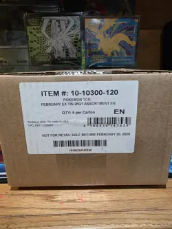 Pokemon TCG Mega Tin Charizard ex Tins Case Of 6 Sealed - Image 2