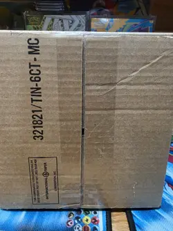 Pokemon TCG Mega Tin Charizard ex Tins Case Of 6 Sealed - Image 5