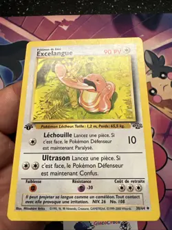 Carte Pokemon Excelangue 38/64 Wizards Jungle Edition 1 Ed1 First Francais Vf Fr - Image 3