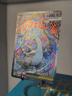 2025 Pokemon Phantasmal Flames Mega Charizard X EX Black Star Promo #23 MINT - Image 2
