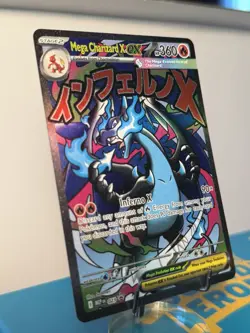 2025 Pokemon Phantasmal Flames Mega Charizard X EX Black Star Promo #23 MINT - Image 3