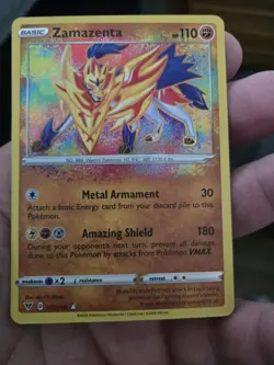 Pokemon - Zamazenta - 102/185 - Amazing Rare - Vivid Voltage - NM/M - Image 1