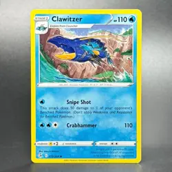 Pokemon Sword & Shield: Fusion Strike #075/264 Clawitzer - Image 1