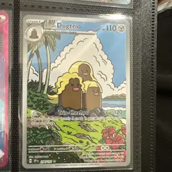 Pokemon TCG Alolan Dugtrio #208/191 --Surging Sparks SV08 - Image 1