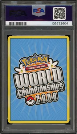 Pokemon Mew Gold Star 2008 World Championships Empotech Deck Promo #101 PSA 9 - Image 2