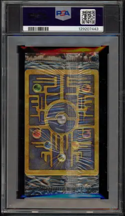 Pokemon Ancient Mew Movie 2000 Sealed Cello Pk. BLK PSA 8 - Image 2