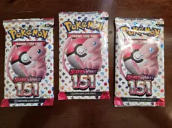 3 x HEAVY 22.82g++ Pokemon S & V 151 Booster Packs - English SEALED Set Of 3 - Image 4