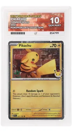 2026 Pikachu Pokemon Day Collection 051/162 ACE 10 - Image 1