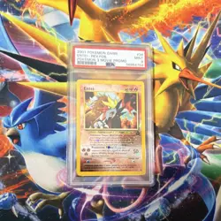 Pokemon 2001 Entei 34 Pokemon 3 Movie Promo Reverse Holo PSA 9 - Image 1