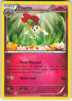 Floette 65/106 Uncommon Flashfire Pokemon Lightly Played - Image 1