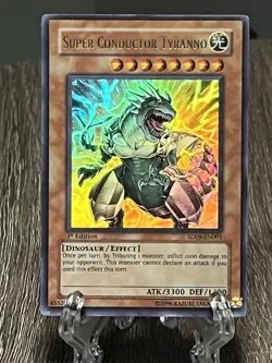 Super Conductor Tyranno – SD09-EN001 – 1st Edition – Ultra Rare – Yu-Gi-Oh! - Image 2