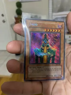 Konami Yu-Gi-Oh! TCG Jinzo PSV-000 Pharaoh's Servant reverse foil misprint - Image 2