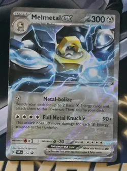 Pokemon Melmetal EX 104 SVP104 Holo Card Scarlet Violet Promo - Image 1