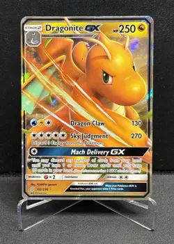 Dragonite GX 152/236 Ultra Rare SM - Unified Minds Pokemon Card - Image 1