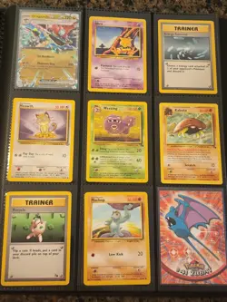Pokemon Card Lot Vintage WOTC Modern Binder Collection Holos Ultra Rares Topps - Image 5
