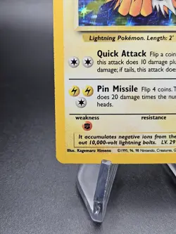 Jolteon Holo 4/64 1999 WOTC Jungle Set Unlimited Pokemon Card LP+ - Image 5